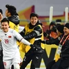 Các cầu thủ U23 Việt Nam ăn mừng chiến thắng. (Nguồn: AFC)