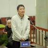 Bị cáo Trịnh Xuân Thanh nói lời nói sau cùng trước khi phiên tòa chuyển sang phần nghị án. (Ảnh: An Đăng/TTXVN)