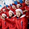 Đoàn cổ vũ của Triều Tiên. (Nguồn: Getty Images)