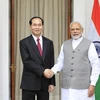 [Photo] Chủ tịch nước thăm cấp Nhà nước tới Cộng hoà Ấn Độ
