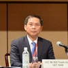 Thứ trưởng thường trực Bộ Ngoại giao Bùi Thanh Sơn tạihôinghị. (Ảnh: (Nguyễn Tuyến/Vietnam+)