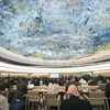 Toàn cảnh phiên họp lần thứ 37 Hội dồng nhân quyền Liên hợp quốc tại Geneva, Thụy Sĩ. (Nguồn: AFP/TTXVN)