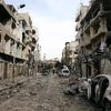 Khung cảnh hoang tàn ở Đông Ghouta. (Nguồn: Reuters)