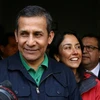 Cựu Tổng thống Ollanta Humala và vợ. (Nguồn: Reuters)