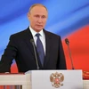 Tổng thống Nga Vladimir Putin tuyên thệ nhậm chức. (Nguồn: EPA-EFE/TTXVN)