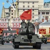 Hình ảnh tại lễ diễu binh kỷ niệm Ngày Chiến thắng. (Nguồn: AFP)