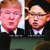 Sự kiện Tổng thống Mỹ Donald Trump gặp Nhà lãnh đạo Triều Tiên Kim Jong-un đang ngày càng nóng. (Nguồn: AFP)