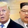 Tổng thống Mỹ Donald Trump và nhà lãnh đạo Triều Tiên Kim Jong-un. (Nguồn: Getty)