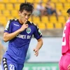 Nguyễn Tiến Linh ghi 4 bàn vào lưới Sài Gòn FC. (Nguồn: plo.vn)