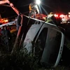 Hiện trường vụ tai nạn. (Nguồn: Mexico News Daily/TTXVN)
