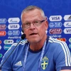 HLV đội tuyển Thụy Điển Janne Andersson. (Nguồn: EPA)