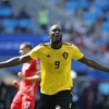 Lukaku lập cú đúp cho tuyển Bỉ.