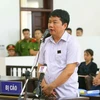 Bị cáo Đinh La Thăng nói lời sau cùng trước khi tòa nghị án để tuyên án. (Ảnh: Doãn Tấn/TTXVN)