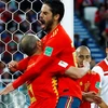 Tây Ban Nha sẽ đối đầu Nga ở vòng 1/8. (Nguồn: Reuters)