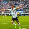 Messi ghi bàn thắng đầu tiên tại World Cup 2018. 