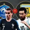 Pháp vs Argentina được đánh giá là căng thẳng nhất. (Nguồn: The Sun)