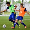 U23 Việt Nam tập luyện chuẩn bị cho ASIAD 18.