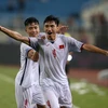 Đoàn Văn Hậu đã ghi siêu phẩm vào lưới U23 Oman. (Nguồn: VFF)