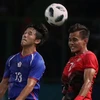Indonesia (áo đỏ) thắng trận ra quân ASIAD 2018. (Nguồn: AFC)