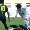 Nhật Bản (áo trắng) giành vé vào vòng 1/8 ASIAD 2018. (Nguồn: AFC)