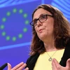 Cao ủy Liên minh châu Âu (EU) phụ trách thương mại Cecilia Malmstrom. (Nguồn: AFP)