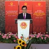 Đại sứ Dương Chí Dũng, Trưởng Phái đoàn Việt Nam tại Geneva phát biểu tại sự kiện. (Ảnh: Hoàng Hoa/TTXVN)