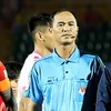 Trợ lý trọng tài V-League Trần Đăng Khoa.