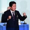 Thủ tướng Nhật Bản Shinzo Abe đã bày tỏ quyết tâm cùng người dân xây dựng một đất nước mới. (Ảnh: AFP/TTXVN)