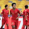 Bagus Alfikri (số 20) và U16 Indonesia sẽ sớm đi tiếp nếu đánh bại U16 Việt Nam. (Nguồn: AFC)