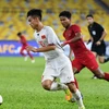 U16 Việt Nam (áo trắng) chỉ đi tiếp nếu thắng U16 Iran, trong khi Indonesia bại trận. (Nguồn: AFC)