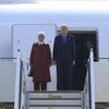 Tổng thống Thổ Nhĩ Kỳ Tayyip Erdogan tới Đức. (Nguồn: aa.com.tr)