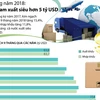 [Infographics] 9 tháng của năm 2018, Việt Nam xuất siêu hơn 5 tỷ USD