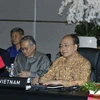 Thủ tướng Nguyễn Xuân Phúc tại Hội nghị thường niên IMF-WB. (Ảnh: Thống Nhất/TTXVN)