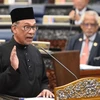 Ông Anwar Ibrahim tuyên thệ tại Hạ viện. (Nguồn: AFP)