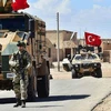 Lực lượng binh sỹ Thổ Nhĩ Kỳ tại Manbij. (Nguồn: trtworld.com)