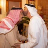 Quốc vương Salma của Saudi Arabia đã tiếp Thái tử Abu Dhabi Mohammed bin Zayed. (Nguồn: arabnews.com)
