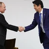 Thủ tướng Shinzo Abe và Tổng thống Nga Vladimir Putin. (Nguồn: Sputnik)