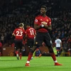 Pogba lập cú đúp mang chiến thắng về cho Manchester United. (Nguồn: AFP/Getty Images)