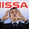 Ông Carlos Ghosn tại cuộc họp báo ở Yokohama, ngoại ô Tokyo, Nhật Bản. (Ảnh: AFP/TTXVN)