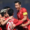Tuyển Việt Nam thắng đậm trước thềm Asian Cup 2019. (Ảnh: Trọng Đạt/TTXVN)