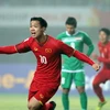 Hình ảnh Công Phượng và U23 Việt Nam đánh bại U23 Iraq sẽ được tái hiện ở UAE tại Asian Cup 2019? (Ảnh: Hoàng Linh/TTXVN)