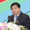 Bộ trưởng Bộ Kế hoạch và Đầu tư Việt Nam Nguyễn Chí Dũng phát biểu. (Ảnh: TTXVN)