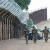 Quân đội Mỹ tại khu vực biên giới với Mexico. (Nguồn: stripes.com)