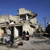 Aleppo, Syria hoang tàn do chiến tranh. (Nguồn: AP)