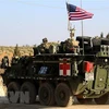 Binh sỹ Mỹ tại thành phố Manbij, Syria. (Ảnh: AFP/TTXVN)