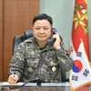 Rodong Sinmun cho rằng việc ông Park Han-ki thăm các binh sỹ là hành động 'trái ngược với đối thoại và hòa bình.' (Nguồn: Yonhap)