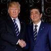 Tổng thống Mỹ Donald Trump và Thủ tướng Nhật Bản Shinzo Abe. (Nguồn: Reuters)