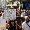 Míttinh tại thành phố Melbourne nhằm phản đối chủ nghĩa bài Hồi giáo. (Nguồn: theflindersnews.com.au)