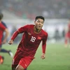 Hà Đức Chinh mở tỷ số cho U23 Việt Nam. (Ảnh: Trọng Đạt/TTXVN)