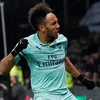 Pierre-Emerick Aubameyang mang chiến thắng về cho Arsenal.